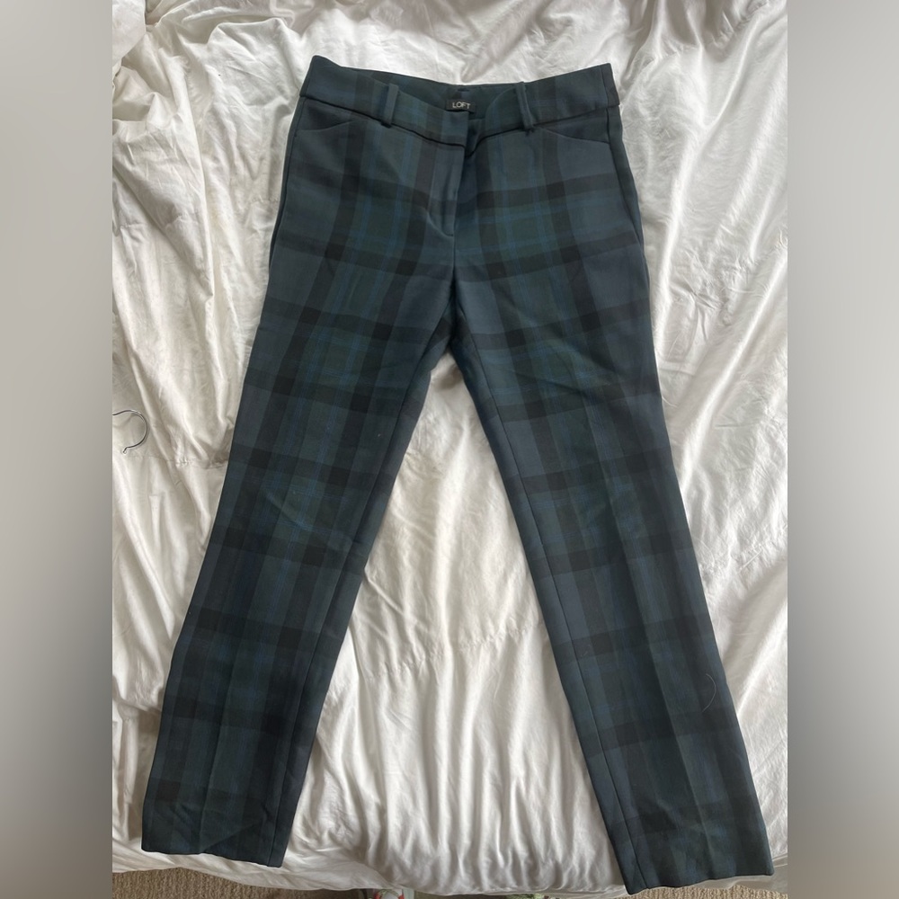 NEW WITH TAGS/ J Crew Tartan Plaid Trousers